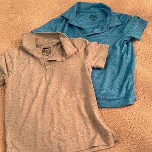 Slazenger Kids' Polo Shirts in Blue and Gray